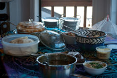South Sudanese Food Table Setting